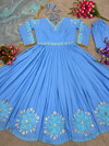 Nsr 783 Cotton Silk Heavy Embroidery Anarkali Readymade Suits